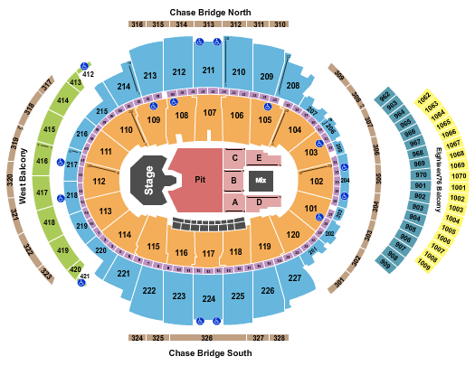 Madison Square Garden GHOST Seating Chart